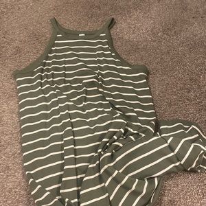 Olive Old Navy Tank Dress